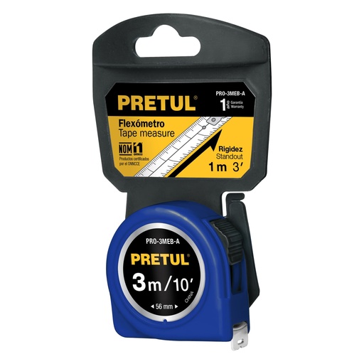 [21609] Flexómetro azul de 3 mts
