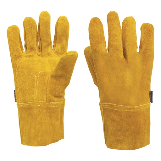 [14242] Guantes de carnaza largos unitalla