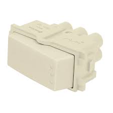 [48084] Interruptor sencillo color marfil italiana