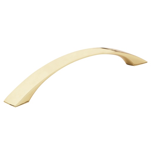 [43374] Jaladera latón brillante estilo moderno 128 m