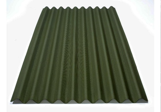 [LACV] Lamina onduclasica verde de .95 x 2 mts con pijas