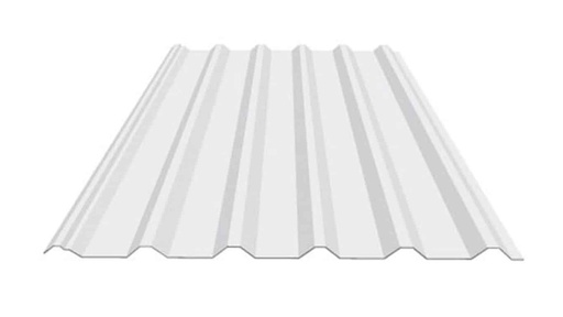 [LAPL7679] Lamina poliester canal r-72 blanca 1.07 x 7.32 mts g-3