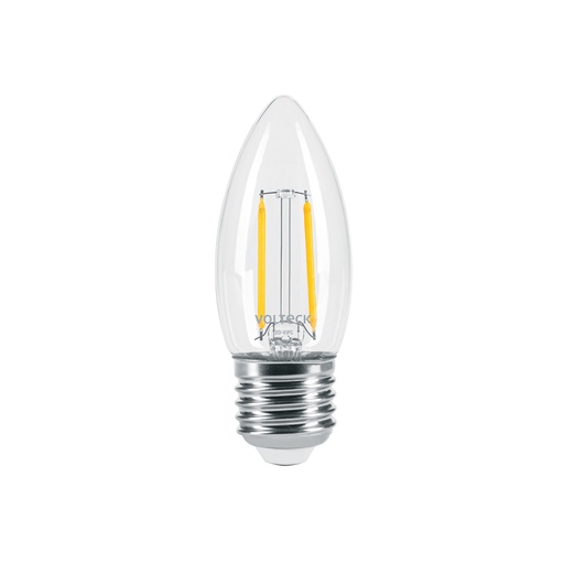 [46212] Lampara led tipo vela de 3 w luz calida
