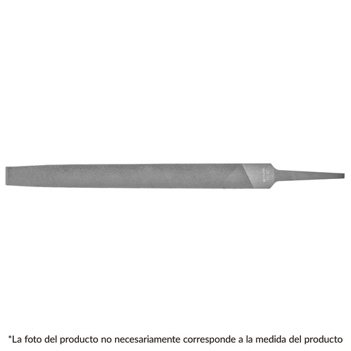 [15138] Lima plana bastarda de 4"