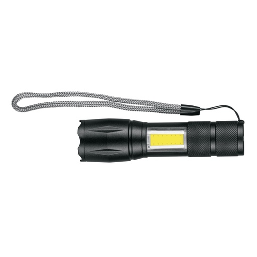 [100371] Linterna de 1 led 270 lm con luz de emergencia recargable