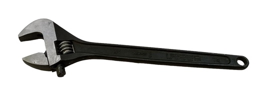 [718S] Llave ajustable 18" negra