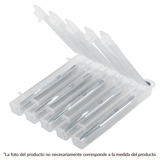 [11409] Machuelo semiconico de 3/8" x 16 cuerda gruesa