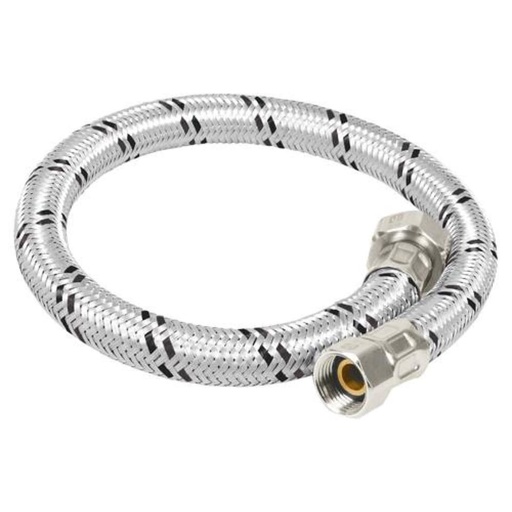 [49129] Manguera de aluminio 40 cm para boiler de 3/4" x 3/4"