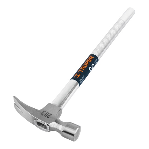 [16703] Martillo uña recta de 20 oz con mango tubular 19"