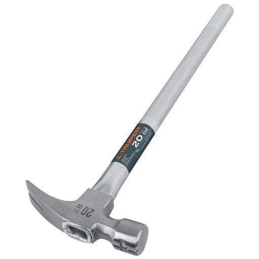 [16661] Martillo uña recta de 20 oz con mango tubular 19" imantado
