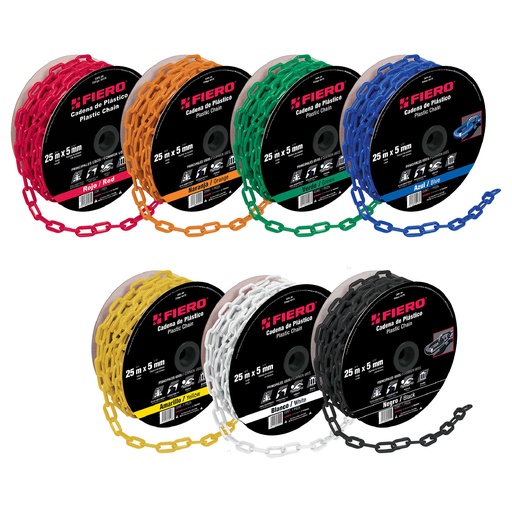 [44171] Metro de cadena de plástico 5 mm blanca