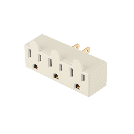 [46810] Multicontacto con 3 entradas uso domestico aterrizado