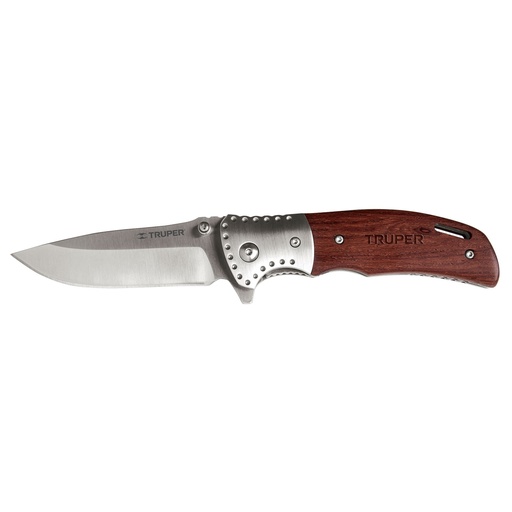[16981] Navaja abatible de 4 1/2" con mango madera
