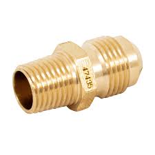 [47431] Niple latón tipo campana para gas de 1/2" x 3/8"