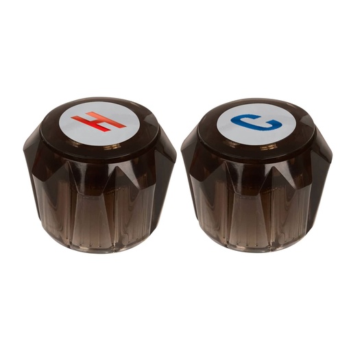 [49458] Paquete de  2 manerales para lavabo y fregadero Humo