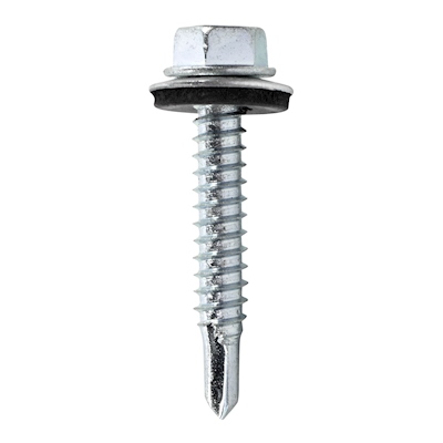 [44405] Paquete de 100 pijas punta de broca con rondana de neopreno 3/4"