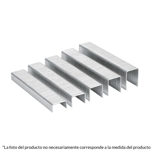 [17969] Paquete de 1000 grapas de 9/16" corona 10.7 mm