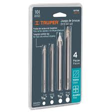 [101798] Paquete de 4 brocas para vidrio y azulejo