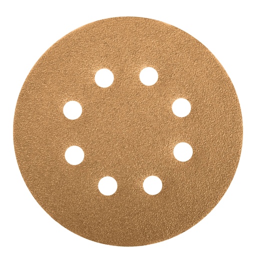 [17765] Paquete de 5 discos de lija con respaldo de fijación grano 40 de 5"