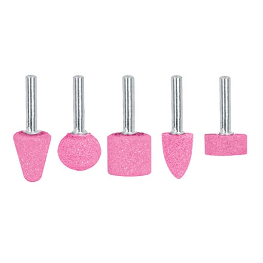 [11680] Paquete de 5 piedras montadas rojas de 1/4"