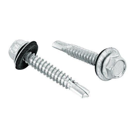 [44408] Paquete de 50 pijas punta de broca con rondana de neopreno de 1 1/2"