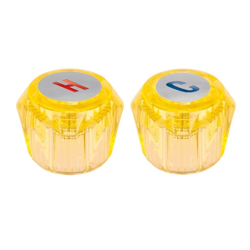 [49457] Par de maneral lavabo y fregadero ámbar