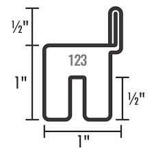 [PER123C20] Perfil 123 en C-20 (bco)