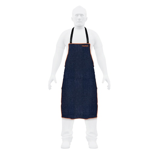 [100825] Peto para soldar de mezclilla