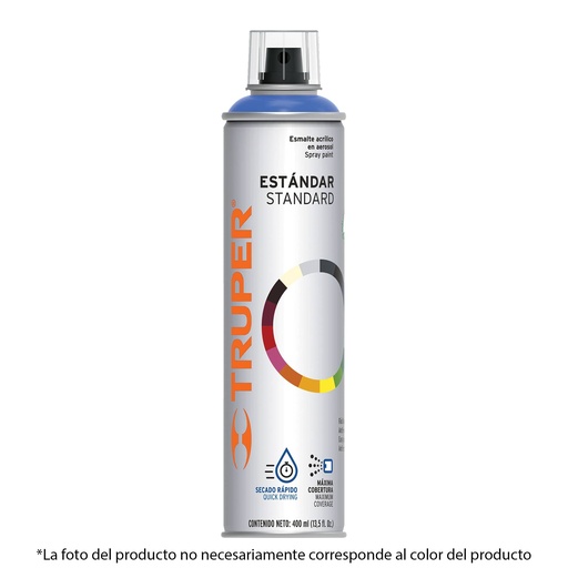 [19031] Pintura en aerosol de 400 ml negro brillante