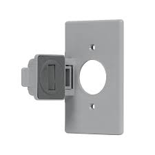 [46411] Placa con contacto redondo Policarbonato Para intemperie