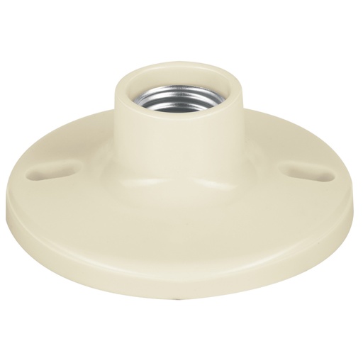 [46520] Portalampara circular de baquelita de 4"