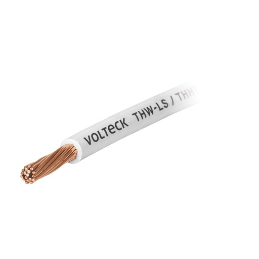 [46054] Rollo de cable thw color blanco C-8 contiene 100 mts