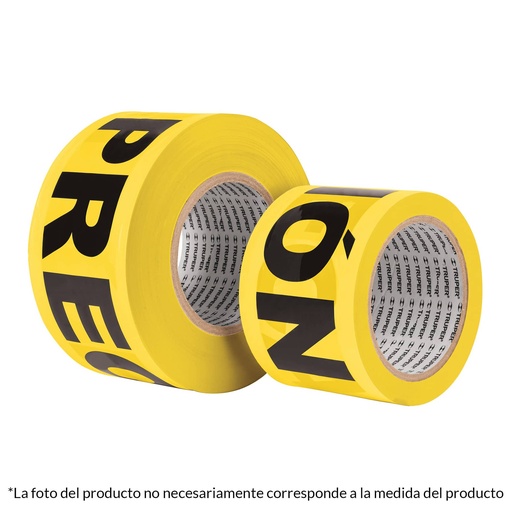 [12583] Rollo de cinta delimitadora de 305 mts "precaucion"