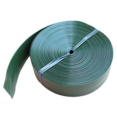 [CIN01433-1] Rollo de cinta plastica para cerca verde militar con broches ab de 63 mm x 41 mts