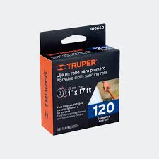 [100660] Rollo de lija para plomero grano 120 de 1" x 5 mts