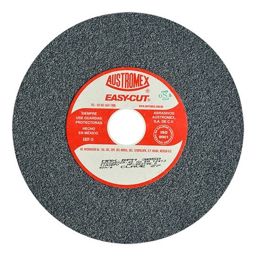 [AUS27] Rueda para esmeril de 6" acabado burdo grano 36 austromex (AUS27)