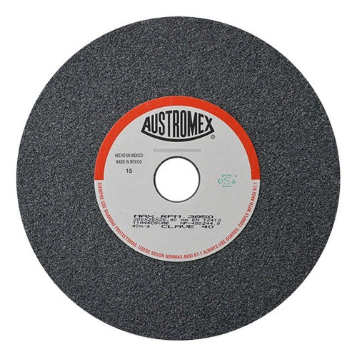 [AUS40] Rueda para esmeril de 8" acabado medio grano 24 (AUS40)