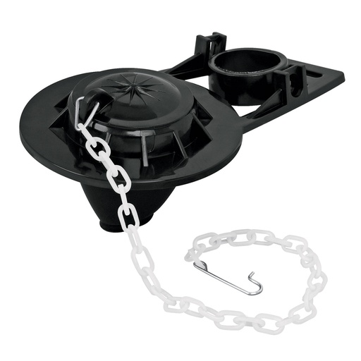 [49346] Sapo azul para wc con cadena plastica de 2"