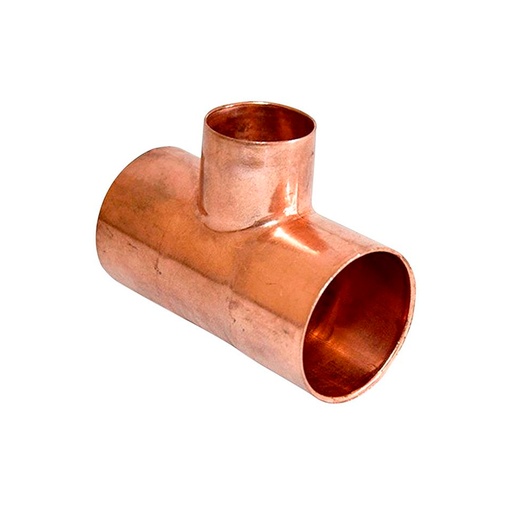 [TEE08957-6] Tee de cobre de 1 1/4" x 1 1/4" x 3/4"