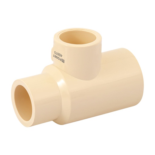 [45073] Tee de cpvc de 3/4" x 1/2" x 1/2"