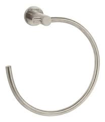 [49676] Toallero metálico de argolla acabado satin