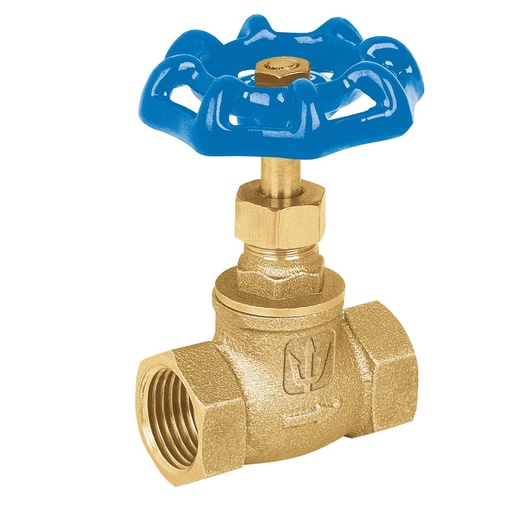 [49018] Valvula latón tipo compuerta roscable de 3/4"