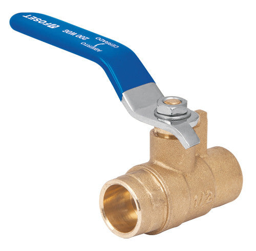 [49007] Valvula latón tipo esfera soldable de 3/4"