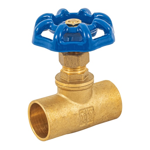 [49041] Valvula latón tipo globo soldable de 3/4"