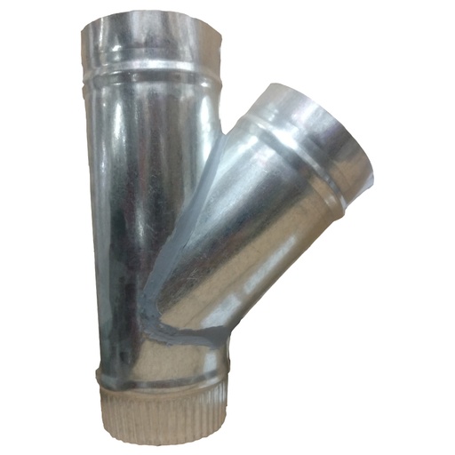 [YEE09080] Yee de lamina galvanizada de 3" C-28