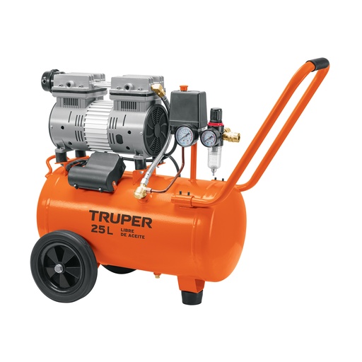 [102958] Compresor de libre de aceite 25 lts 2 hp