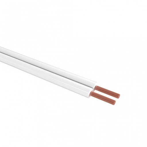 [46069] Metro de cable dúplex thw color blanco C-18