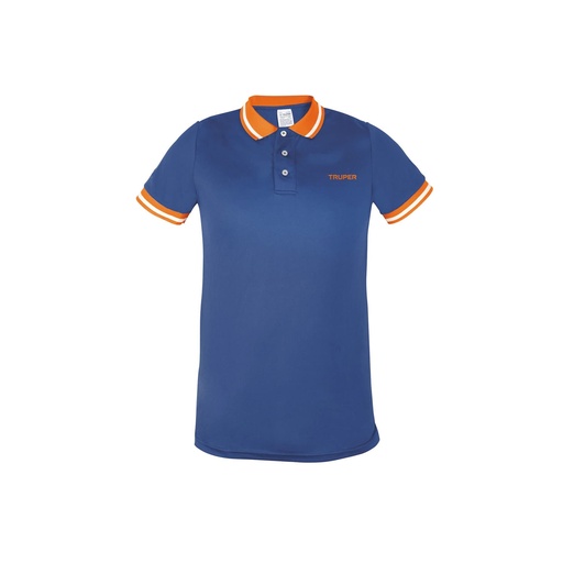 [69967] Playera para caballero azul tipo polo talla grande