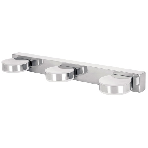 [46346] Luminario led de pared para baño de 10 w 3 spots